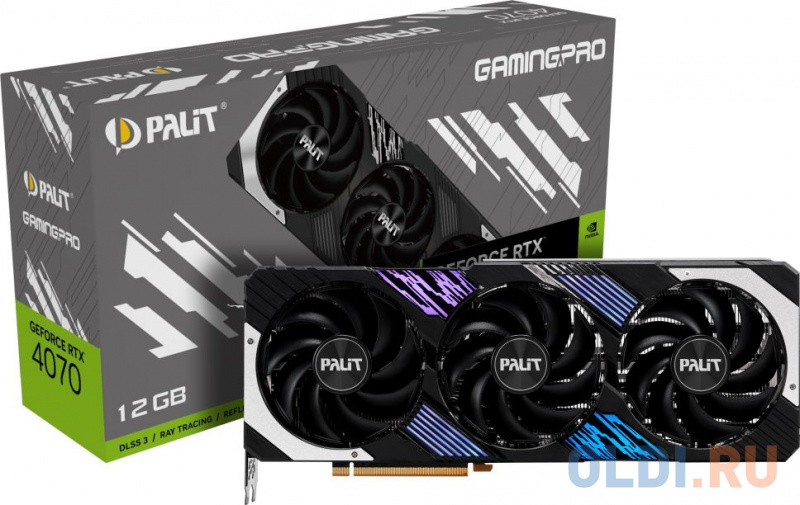 Видеокарта Palit nVidia GeForce RTX 4070 GamingPro 12288Mb NED4070019K9-1043A фото