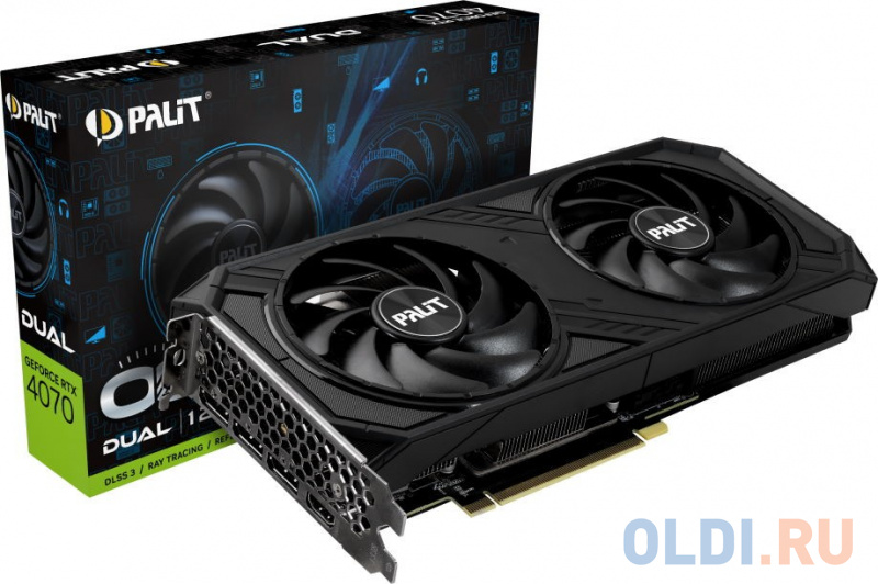 Видеокарта Palit nVidia GeForce RTX 4070 Dual OC 12288Mb NED4070S19K9-1047D фото