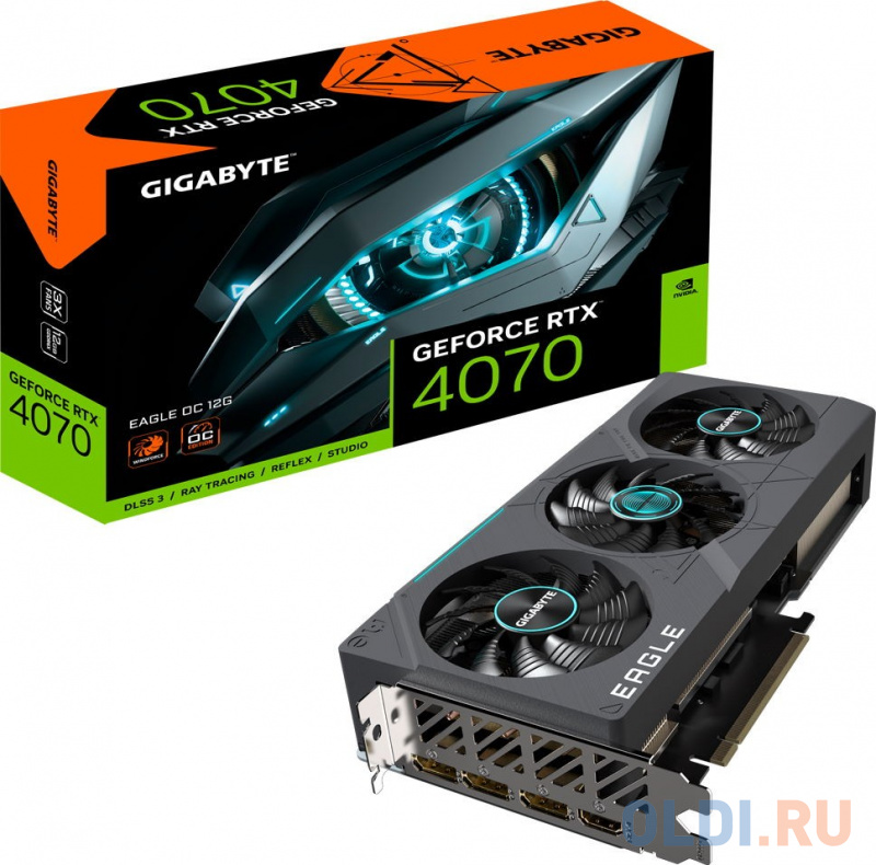 Видеокарта GigaByte nVidia GeForce RTX 4070 EAGLE OC 12288Mb фото