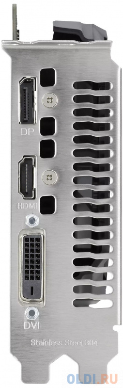 Видеокарта Asus PCI-E DUAL-GTX1650-O4GD6-P-V2 NVIDIA GeForce GTX 1650 4096Mb 128 GDDR6 1620/12000 DVIx1 HDMIx1 DPx1 HDCP Ret фото