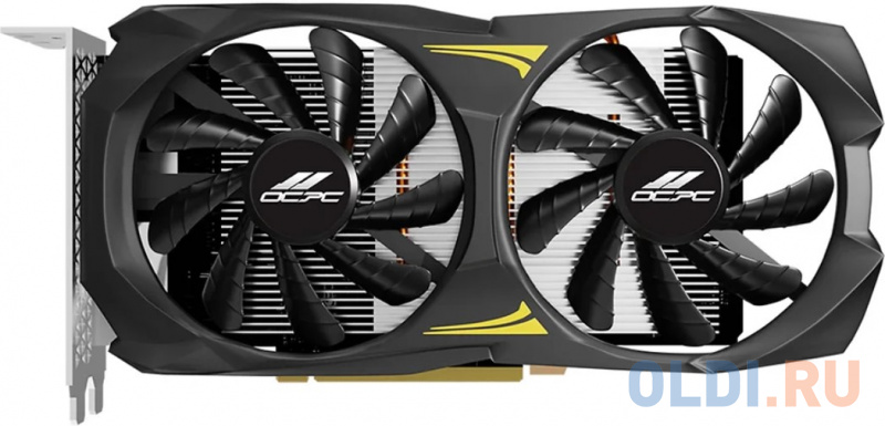 

Видеокарта OCPC PCI-E 4.0 OCVN1660TIG6MCL DUAL 192-bit 6G NV GTX 1660TI 6GB GDDR6 1x DisplayPort, 1x HDMI, 1x Dual-Link DVI (OCVN1660TIG6MCL)
