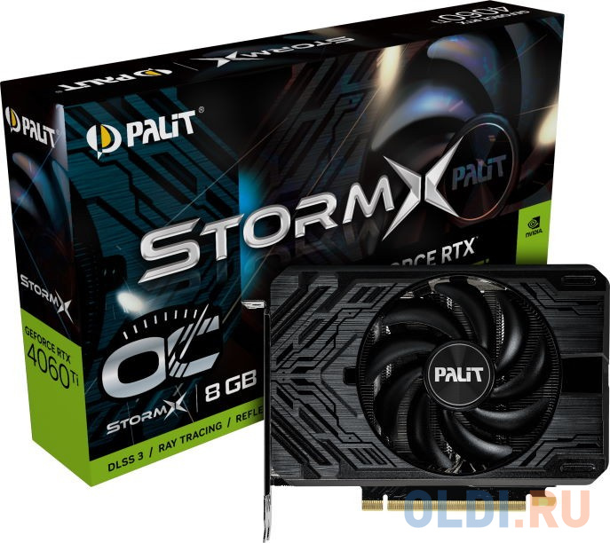 Видеокарта Palit nVidia GeForce RTX 4060 Ti StormX OC 8192Mb фото