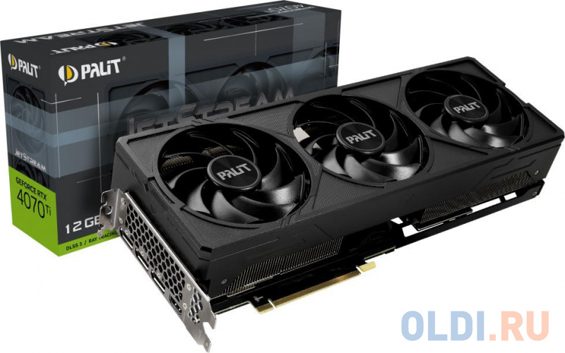 Видеокарта Palit nVidia GeForce RTX 4070 Ti JetStream 12288Mb фото