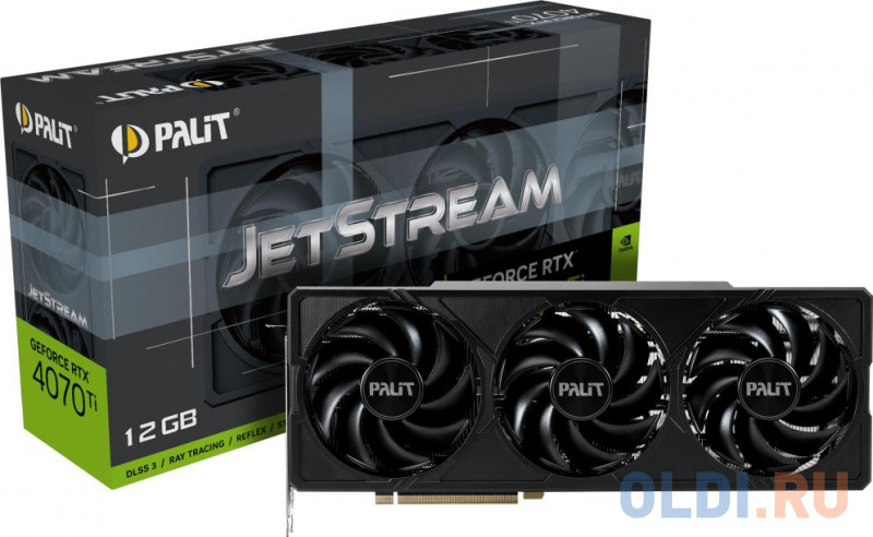 Видеокарта Palit nVidia GeForce RTX 4070 Ti JetStream 12288Mb фото