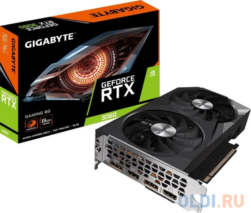Видеокарта GigaByte nVidia GeForce RTX 3060 GAMING 8192Mb фото