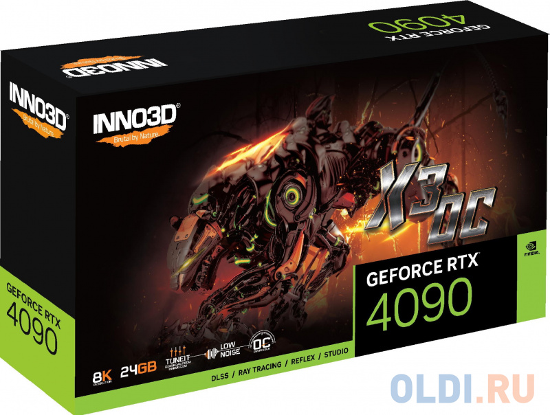 Видеокарта Inno3D nVidia GeForce RTX 4090 X3 OC 24576Mb фото
