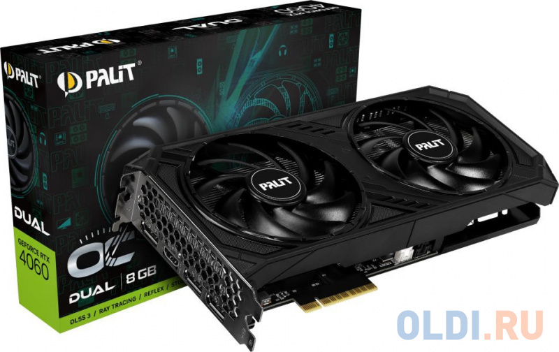 Видеокарта Palit nVidia GeForce RTX 4060 Dual OC 8192Mb фото