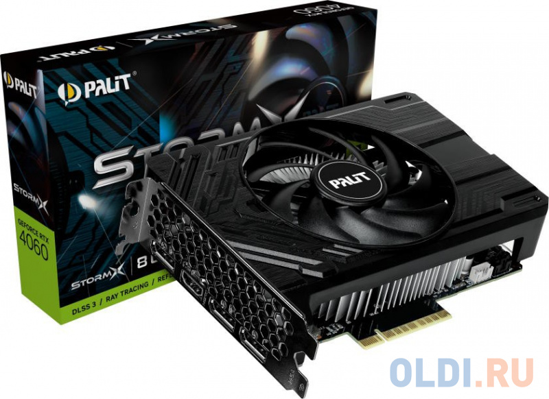 Видеокарта Palit nVidia GeForce RTX 4060 StormX 8192Mb фото