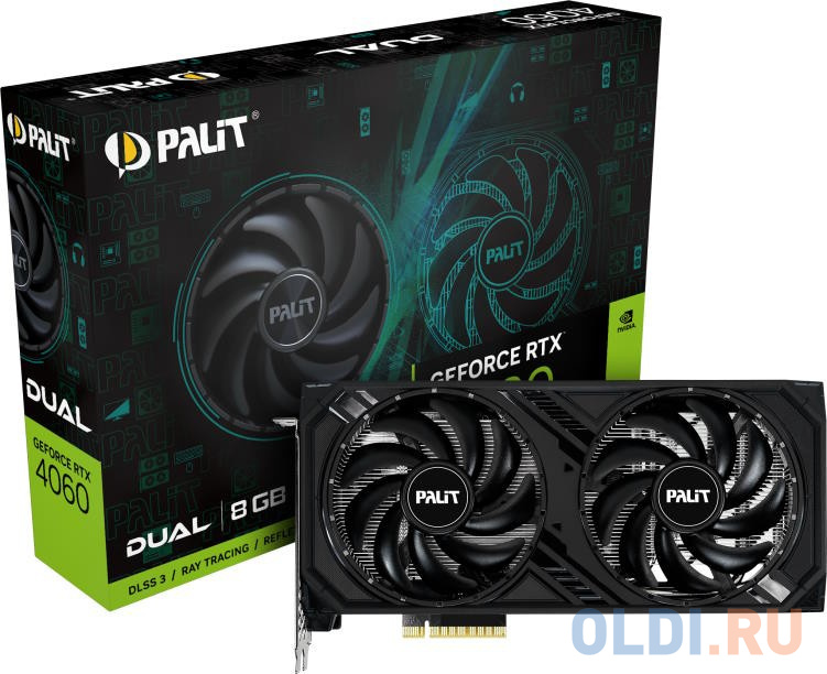 Видеокарта Palit nVidia GeForce RTX 4060 DUAL 8192Mb фото
