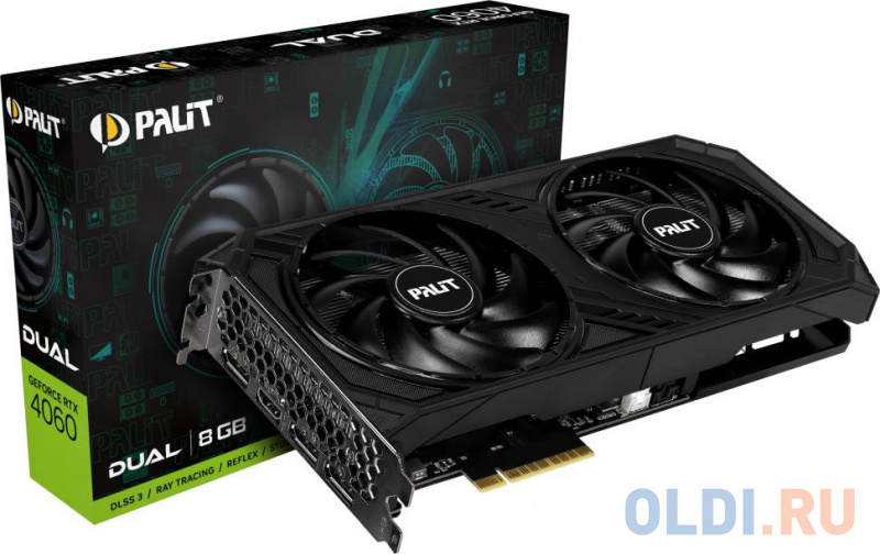 Видеокарта Palit nVidia GeForce RTX 4060 DUAL 8192Mb фото