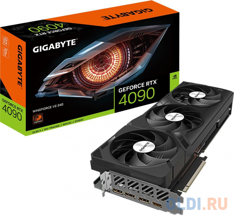 Видеокарта GigaByte nVidia GeForce RTX 4090 WINDFORCE V2 24576Mb фото