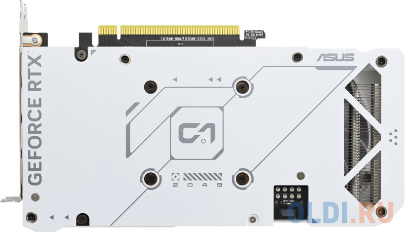 Видеокарта ASUS nVidia GeForce RTX 4060 Ti Dual White OC 8GB 8192Mb фото