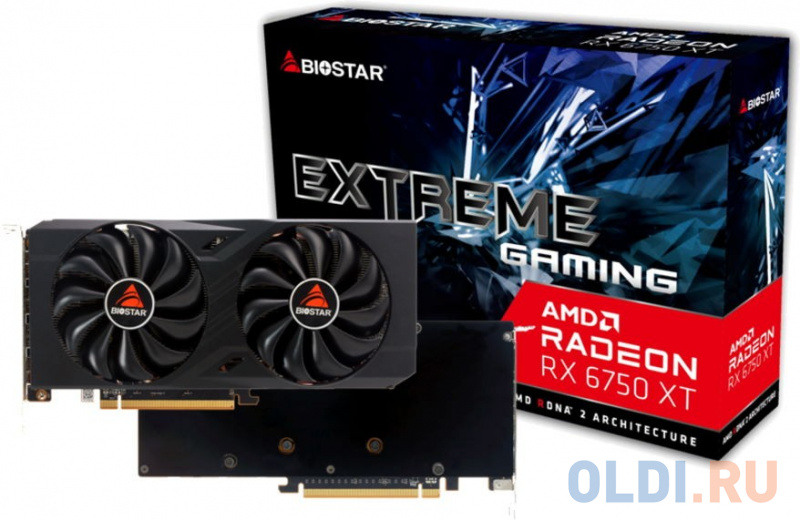 Видеокарта BIOSTAR Radeon RX 6750 XT VA6756TML9 12288Mb фото