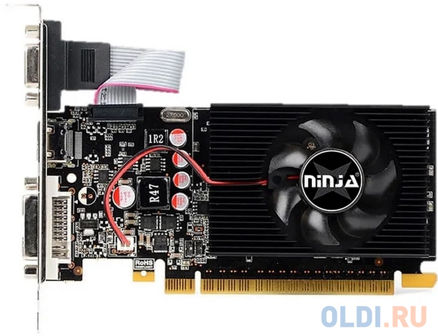 Видеокарта NINJA GeForce GT 730 NF73NP043F 4096Mb видеокарта sapphire radeon rx 6500 xt pulse 4096mb