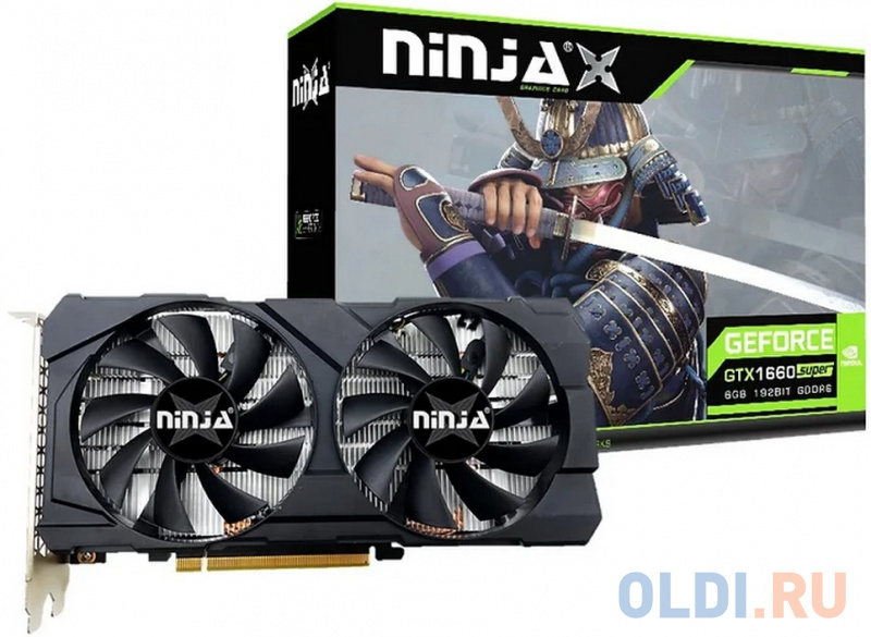 

Видеокарта SINOTEX Ninja GeForce GTX 1660 SUPER NF166SF66F 6144Mb