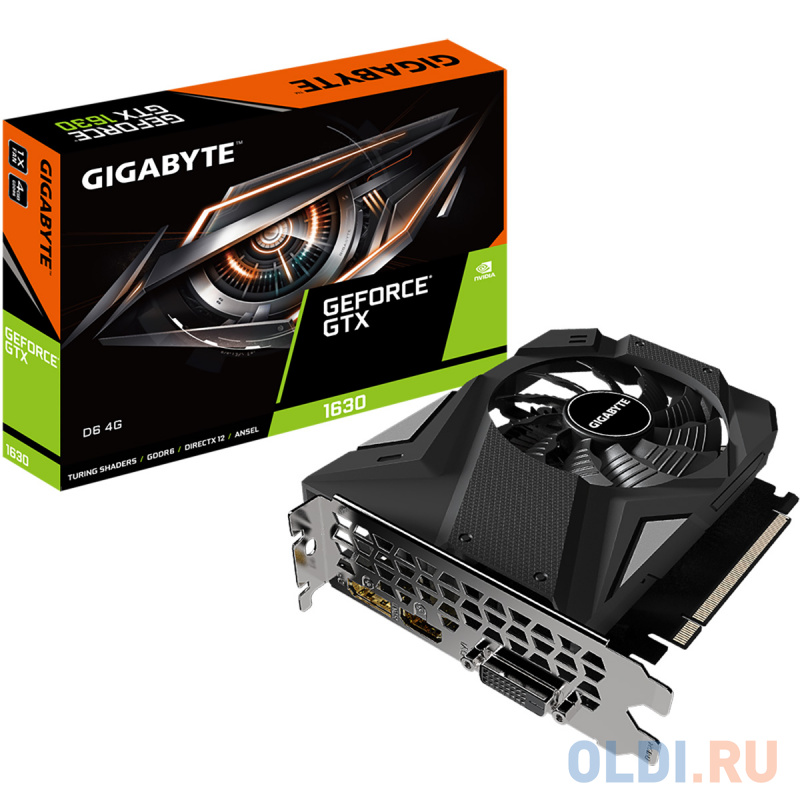 GTX1630 4GB GDDR6 64-bit DVI HDMI DP 1FAN RTL