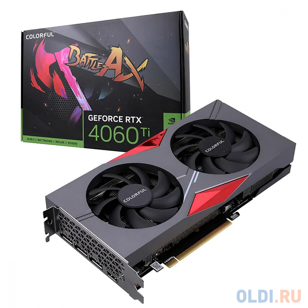 RTX4060Ti NB DUO 8GB-V 128-bit GDDR6 DPx3 HDMI 2FAN RTL