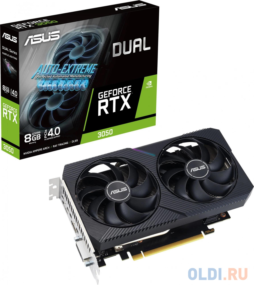 

Видеокарта ASUS nVidia GeForce RTX 3050 NVIDIA GeForce RTX 3050 8192 Мб
