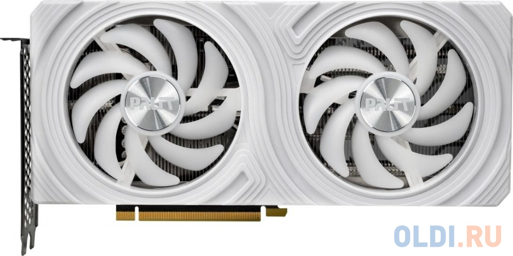 Видеокарта Palit PCI-E 4.0 RTX4060TI DUAL WHITE NVIDIA GeForce RTX 4060TI 8Gb 128bit GDDR6 2310/18000 HDMIx1 DPx3 HDCP Ret