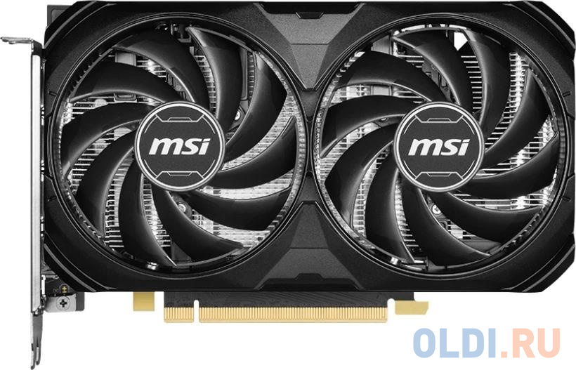 

Видеокарта MSI PCI-E 4.0 RTX 4060 Ti 8G VENTUS 2X BLACK E1 NVIDIA GeForce RTX 4060TI 8Gb 128bit GDDR6 2535/18000 HDMIx1 DPx3 HDCP Ret