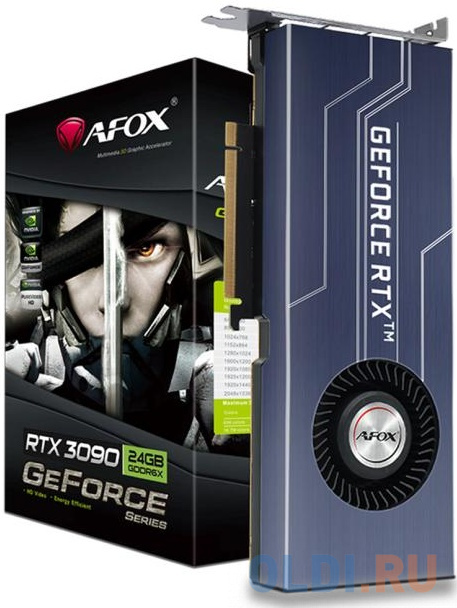 Видеокарта Afox nVidia GeForce RTX 3090 BLOWER 24576 Мб