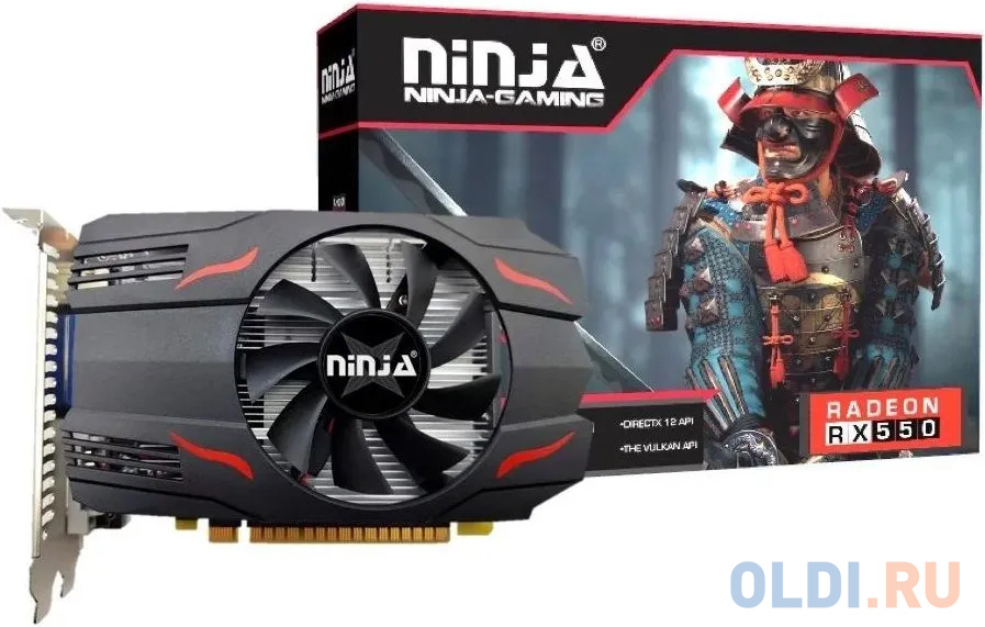 

Видеокарта Ninja (Sinotex) RX550 8GB GDDR5 128-bit DVI HDMI DP 1FAN RTL