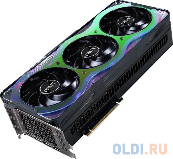 Видеокарта Palit PCI-E PA-RTX5080 GAMEROCK NVIDIA GeForce RTX 5080 16Gb 256bit GDDR7 2295/30000 HDMIx1 DPx3 HDCP Ret - NE75080019T2-GB2030G