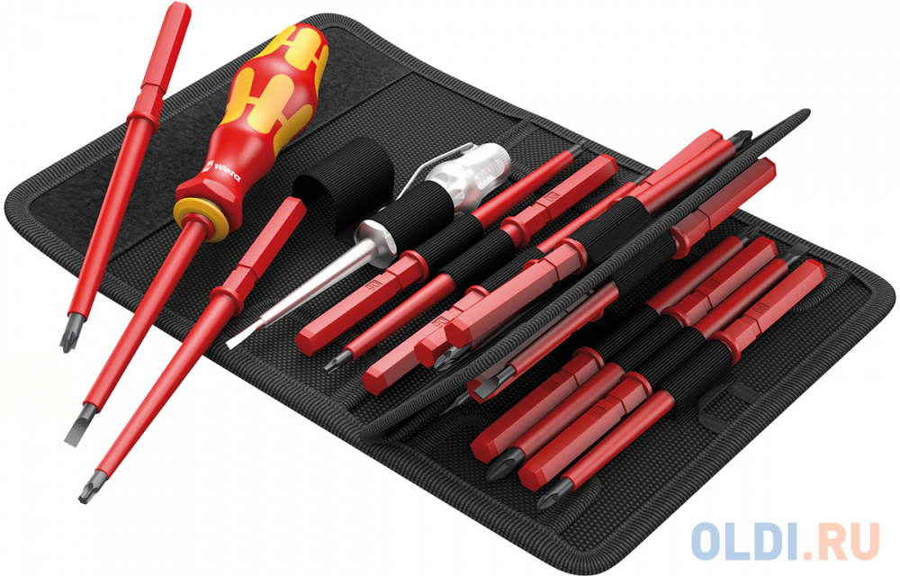 

Набор отверток WERA WE-003474 Kraftform Kompakt VDE 60 i/65 i/67 i/16 16 предметов
