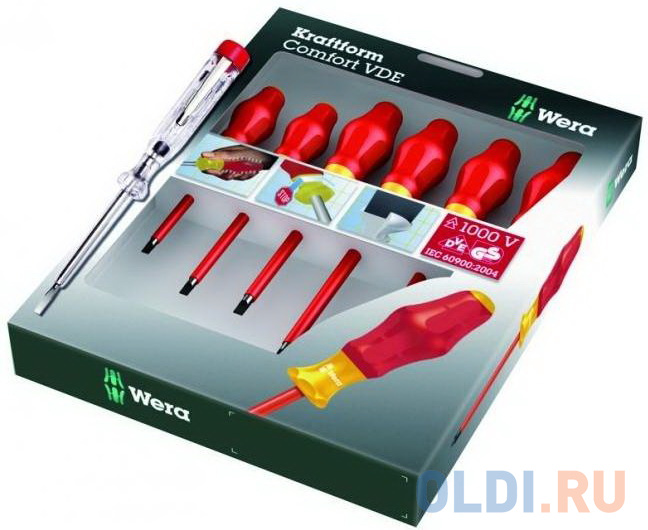 

Набор отверток WERA WE-031575 для винтов с крестовым шлицем