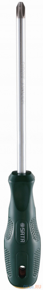 

Отвертка SATA 62310 PHILLIPS серия A №1х200 мм 290/26.0мм крест. шлиц плюс крестовая +
