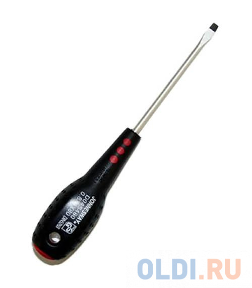 

Отвертка JONNESWAY D04S480 шлицевая full star sl 08х4х80 170мм