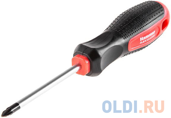 

Отвертка Hammer Flex 601-024 PZ-1x75мм крестовая CRV