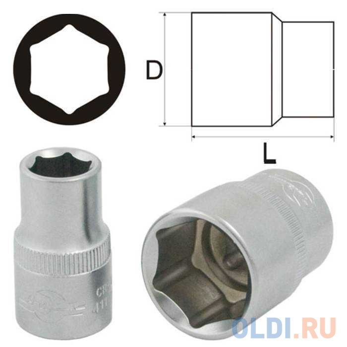 

Головка AIST 311110B 10мм 3/8" 6-гр.