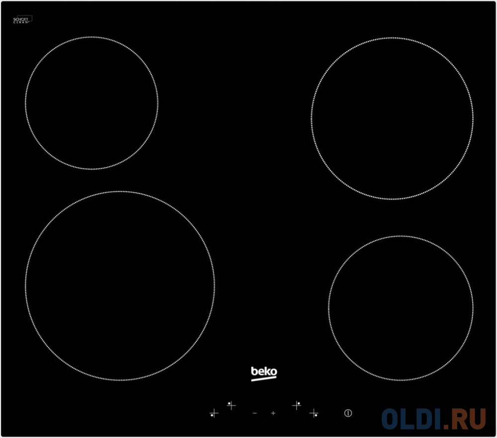 

Варочная панель электрическая Beko HIC 64401 черный