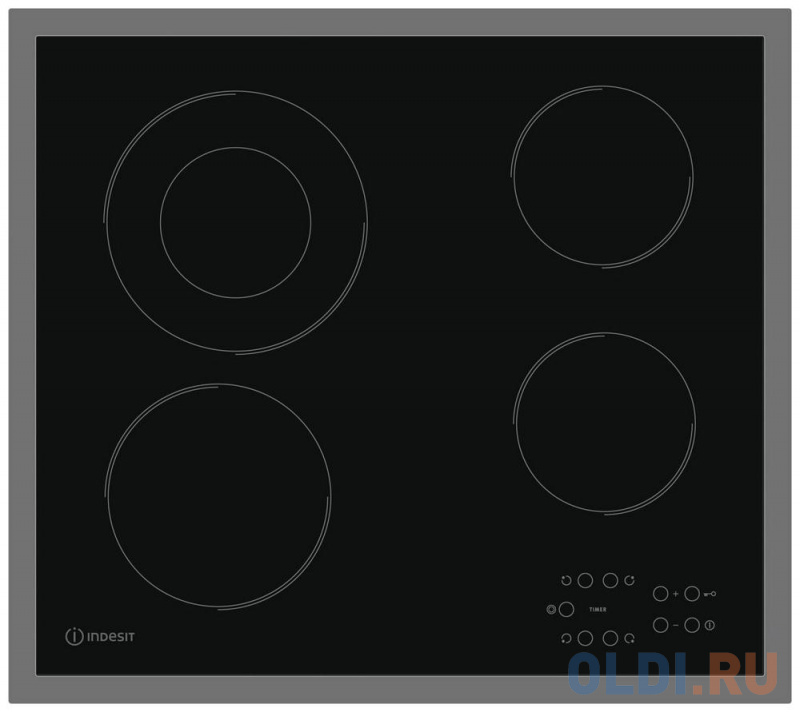 

Варочная панель электрическая Indesit RI 261 X черный