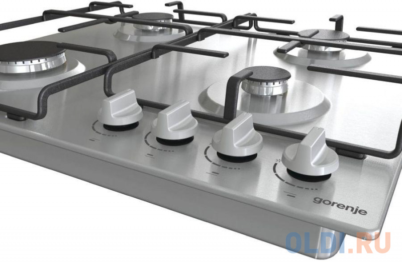 Варочная панель газовая Gorenje G640EX нержавеющая сталь фото