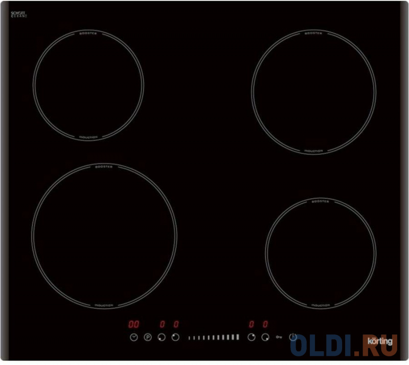 

Варочная панель электрическая Korting HI 64540 B черный