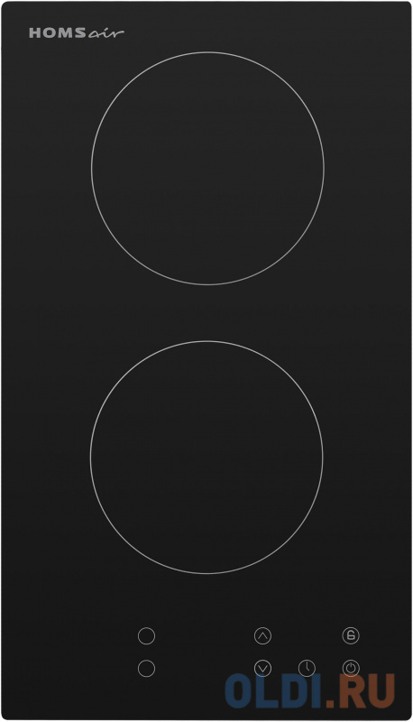 

Электрическая домино HOMSair/ домино, электрическая, 290х510х50 мм, сенсорное управление, 2 конфорки, стеклокерамика, черный цвет