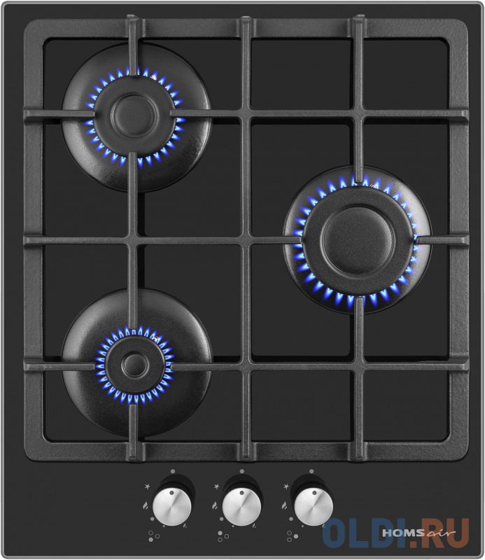 

Варочная панель газовая HOMSair HGG433BK черный