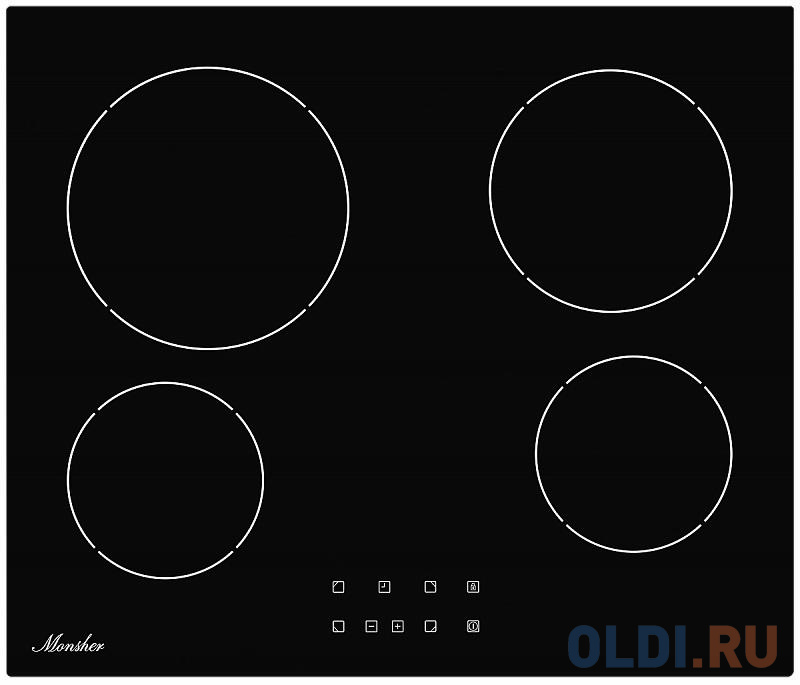 

Варочная панель электрическая MONSHER MHE 6001 черный