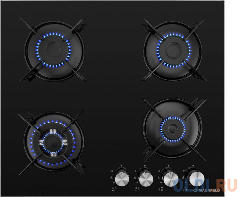 

Варочная панель газовая Maunfeld EGHG.64.13STS-EB черный