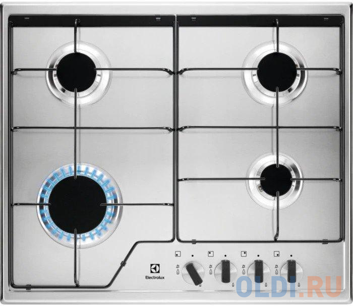 

Варочная панель газовая Electrolux GPE262MX нержавеющая сталь