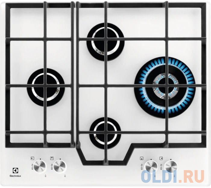 

Варочная панель газовая Electrolux GME363NV белый