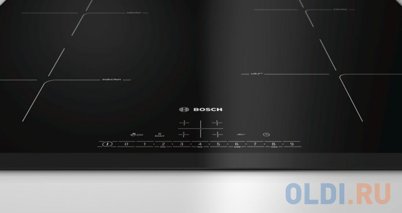 Варочная панель индукционная Bosch PIF651FC1E черный фото
