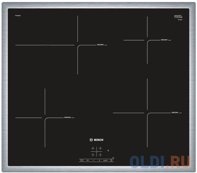 

Варочная панель индукционная Bosch PIF645BB1E черный