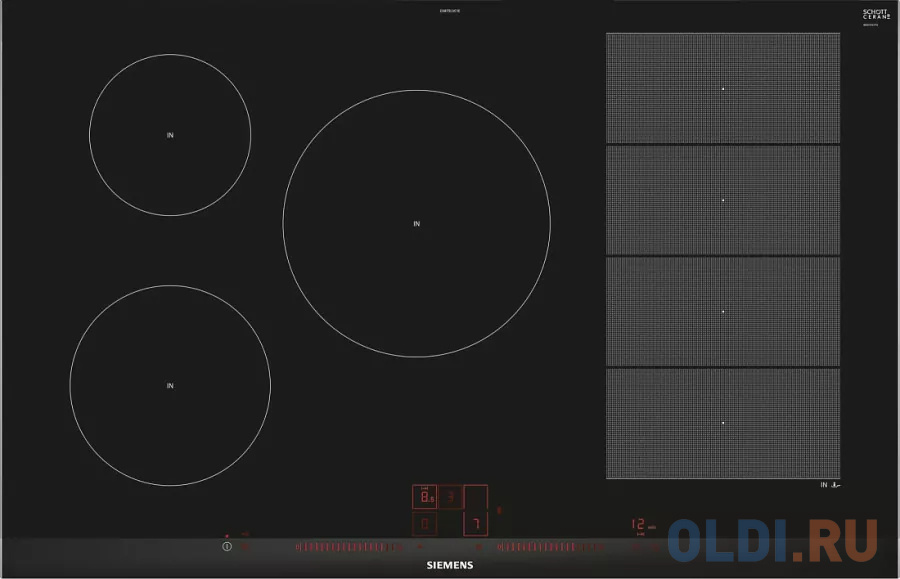 Варочная панель индукционная Siemens EX875LVC1E черный