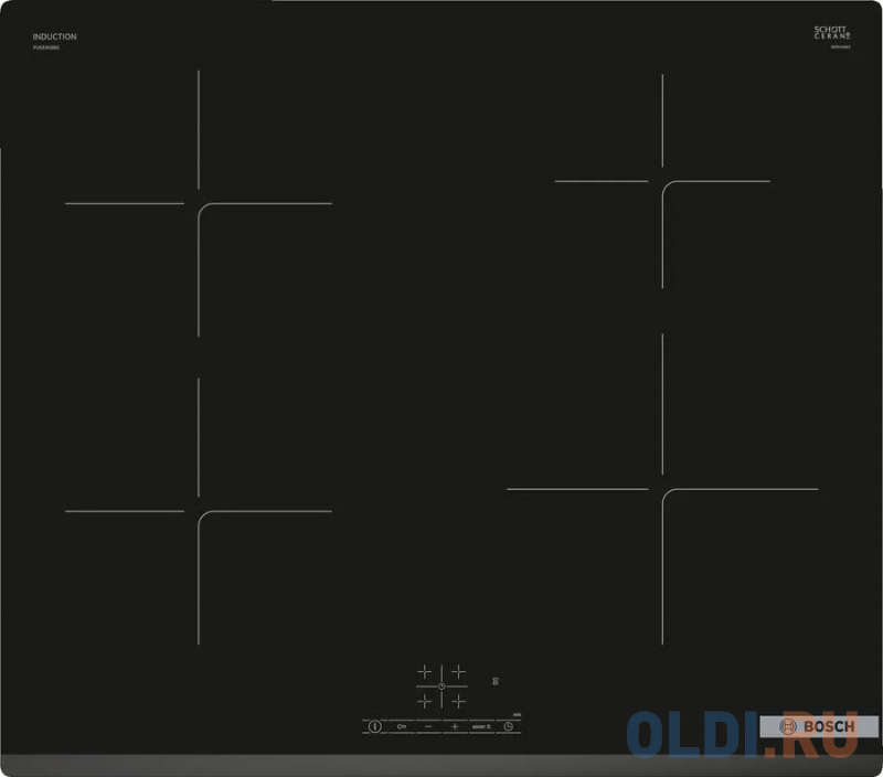 

Варочная панель индукционная Bosch PUE63KBB5E черный