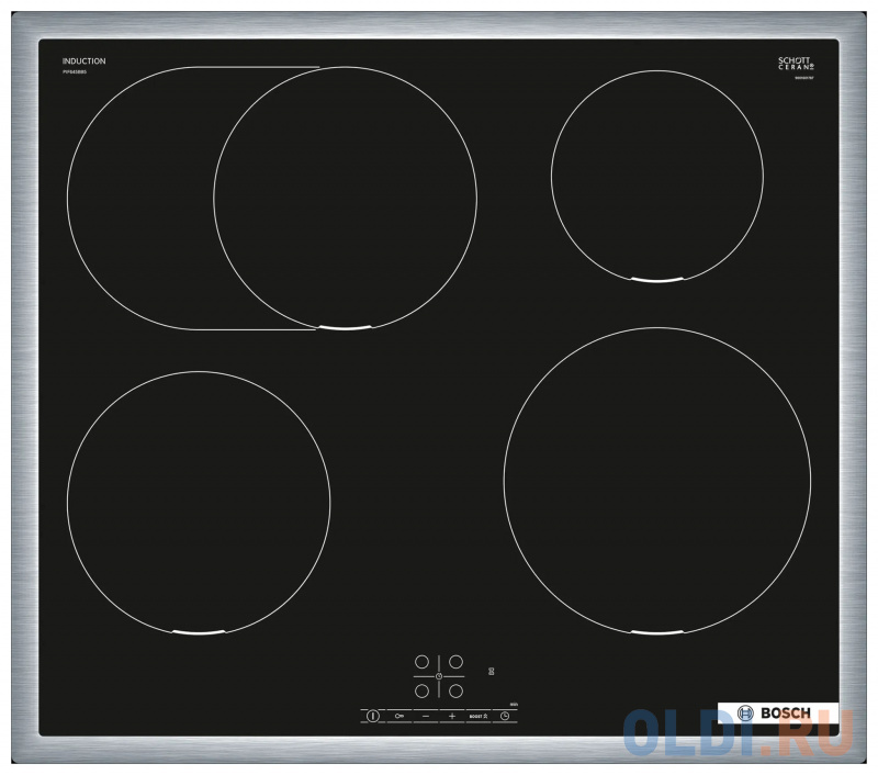

Варочная панель индукционная Bosch PIF645BB5E черный