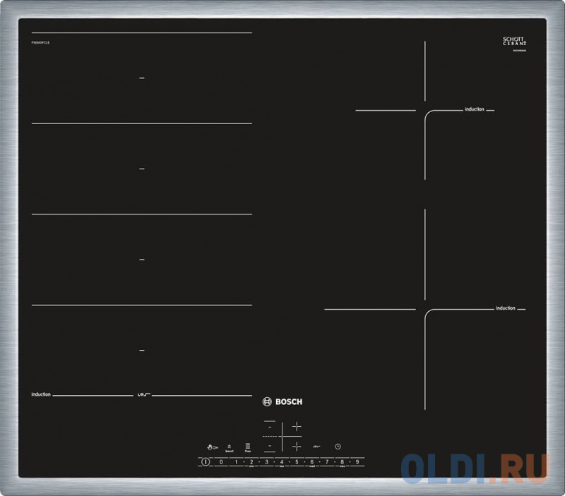

Варочная панель индукционная Bosch PXE645FC1E черный