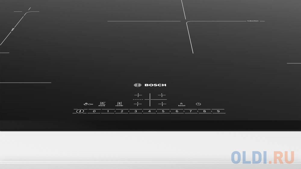 Варочная панель индукционная Bosch PVS831FB5E черный фото